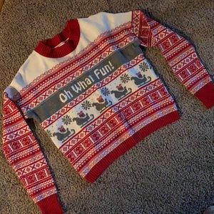 OH WHAT FUN Holiday Sweater